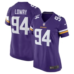 Dean lowry minnesota vikings nike womens game player jersey Purple