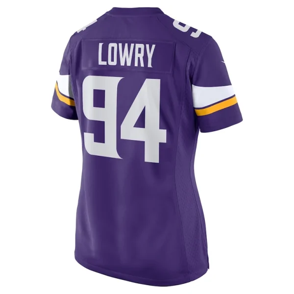 Dean lowry minnesota vikings nike womens game player jersey Purple L