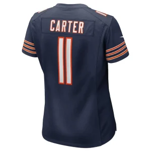 Deandre carter chicago bears nike womens game jersey Navy L