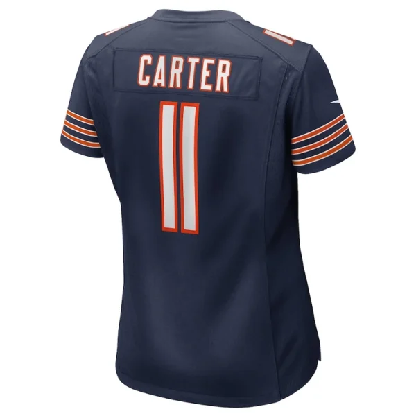 Deandre carter chicago bears nike womens game jersey Navy L