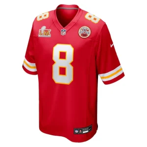 Deandre hopkins kansas city chiefs nike super bowl lix game player jersey Red M