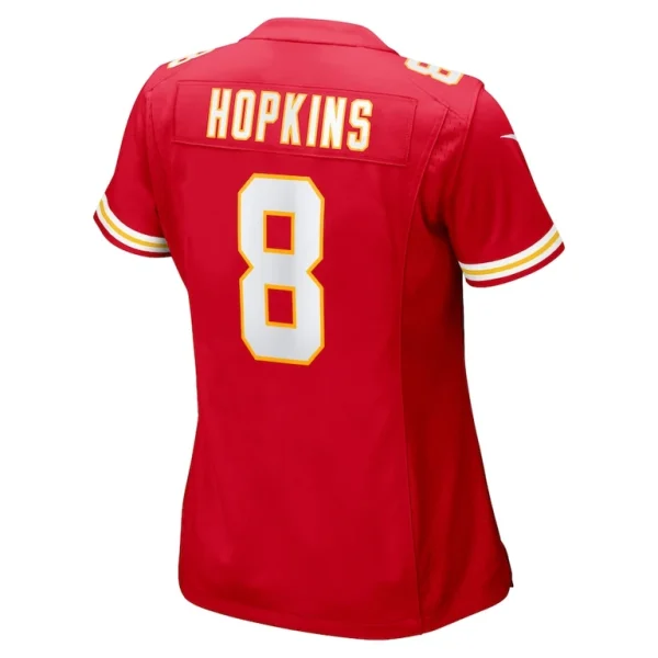 Deandre hopkins kansas city chiefs nike womens player game jersey Red L