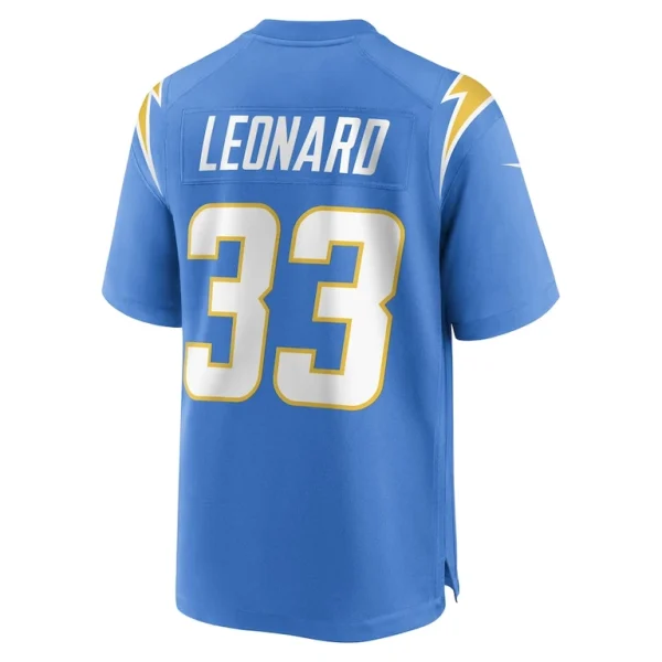 Deane leonard los angeles chargers nike game player jersey Powder blue L
