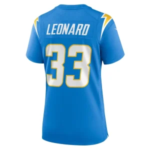 Deane leonard los angeles chargers nike womens game player jersey Powder blue L