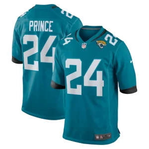 Deantre prince jacksonville jaguars nike team game jersey Teal