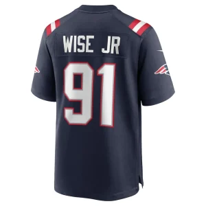 Deatrich wise jr. new england patriots nike game jersey Navy L