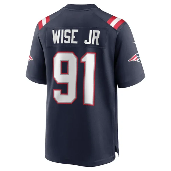 Deatrich wise jr. new england patriots nike game jersey Navy L
