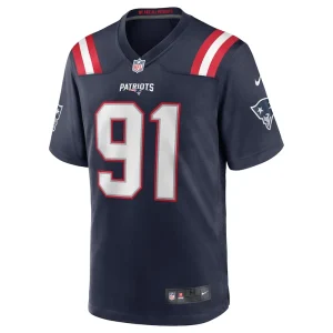 Deatrich wise jr. new england patriots nike game jersey Navy M