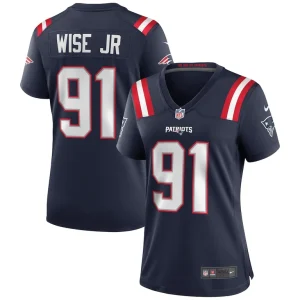 Deatrich wise jr. new england patriots nike womens game jersey Navy