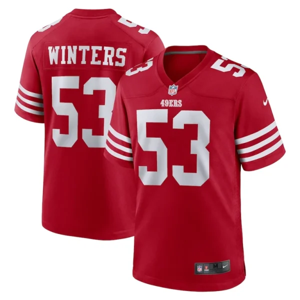 Dee winters san francisco 49ers nike team game jersey Scarlet