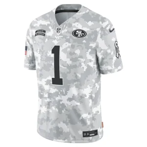 Deebo samuel sr san francisco 49ers nike 2024 salute to service limited jersey Arctic camo M