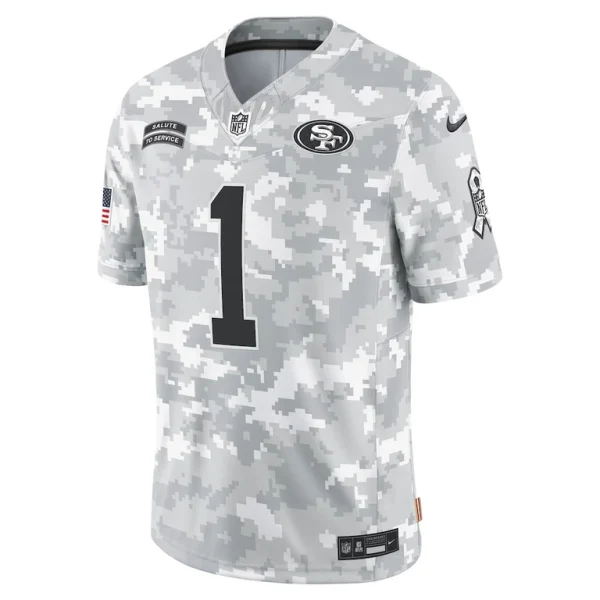 Deebo samuel sr san francisco 49ers nike 2024 salute to service limited jersey Arctic camo M