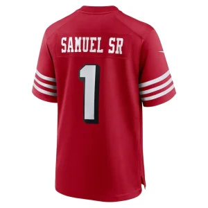 Deebo samuel sr san francisco 49ers nike alternate game jersey Scarlet L