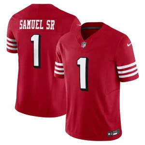 Deebo samuel sr san francisco 49ers nike alternate vapor f.u.s.e. limited jersey Scarlet