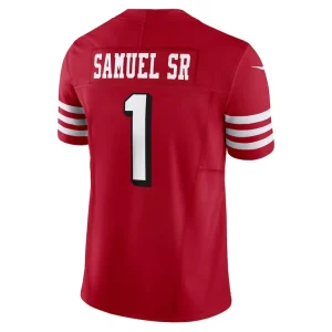 Deebo samuel sr san francisco 49ers nike alternate vapor f.u.s.e. limited jersey Scarlet L