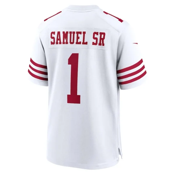Deebo samuel sr san francisco 49ers nike game player jersey White L