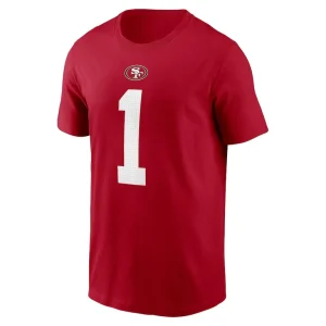 Deebo samuel sr san francisco 49ers nike player name number t shirt Scarlet M