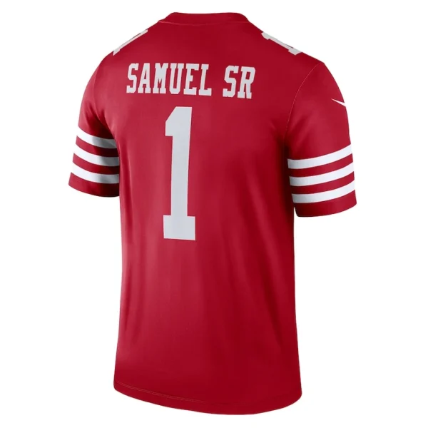 Deebo samuel sr san francisco 49ers nike team legend player performance top Scarlet L