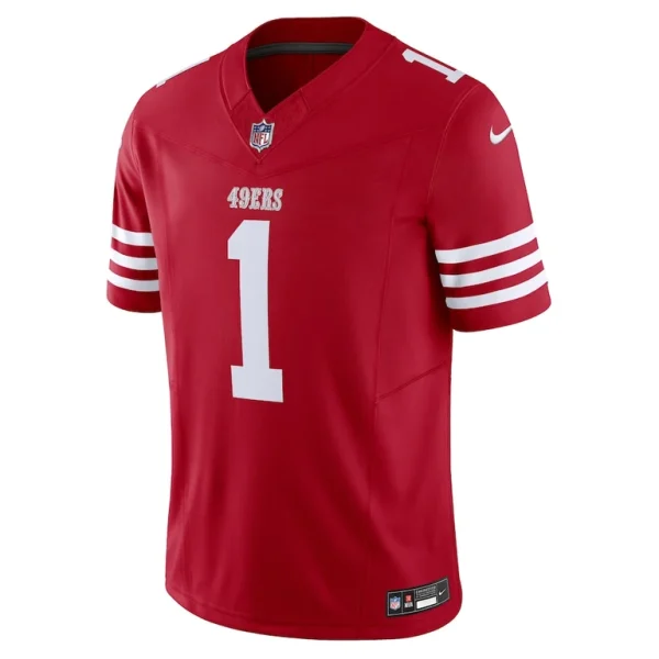 Deebo samuel sr san francisco 49ers nike vapor f.u.s.e. limited jersey Scarlet M