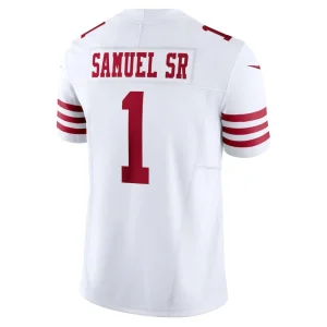 Deebo samuel sr san francisco 49ers nike vapor f.u.s.e. limited jersey White L