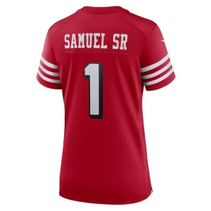 Deebo samuel sr san francisco 49ers nike womens alternate game jersey Scarlet L