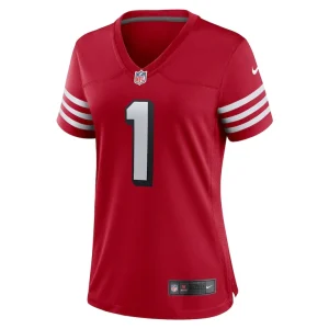 Deebo samuel sr san francisco 49ers nike womens alternate game jersey Scarlet M
