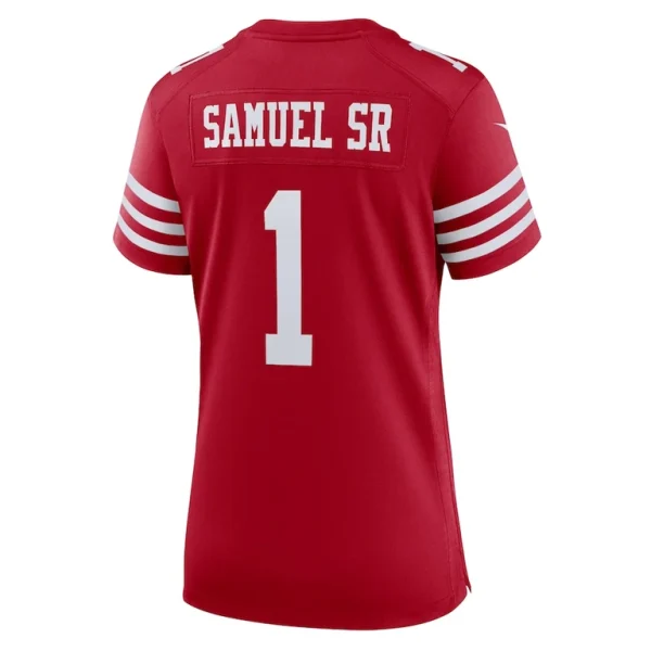 Deebo samuel sr san francisco 49ers nike womens game jersey Scarlet L