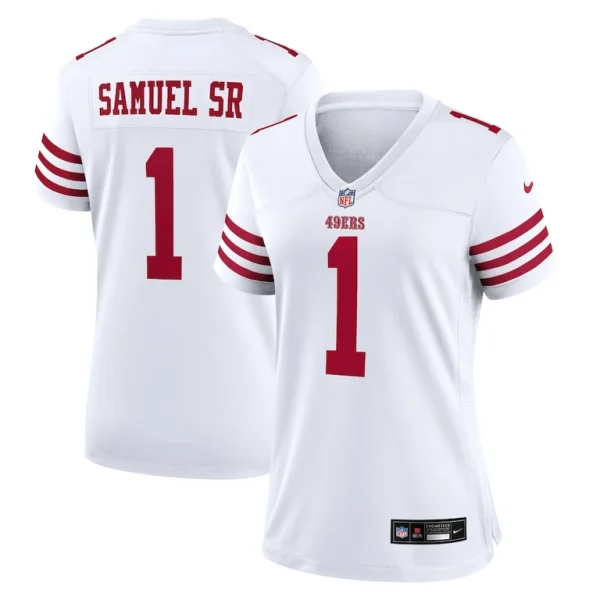Deebo samuel sr san francisco 49ers nike womens game jersey White