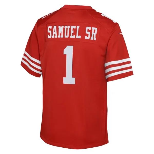 Deebo samuel sr san francisco 49ers nike youth game player jersey Scarlet Yth L