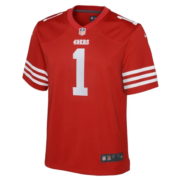 Deebo samuel sr san francisco 49ers nike youth game player jersey Scarlet Yth M