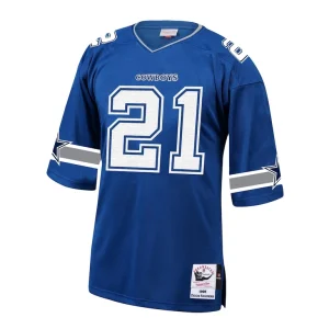 Deion sanders dallas cowboys 1996 mitchell ness authentic throwback retired player jersey Royal 40