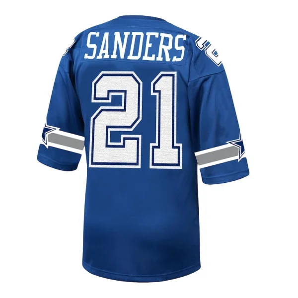 Deion sanders dallas cowboys 1996 mitchell ness authentic throwback retired player jersey Royal 44