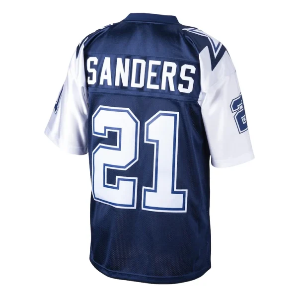 Deion sanders dallas cowboys mitchell ness 1995 authentic jersey Navy L