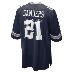 Deion sanders dallas cowboys nike team retired player game jersey Navy L