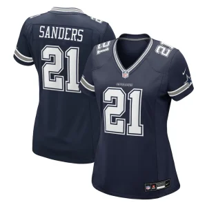 Deion sanders dallas cowboys nike womens team retired player game jersey Navy
