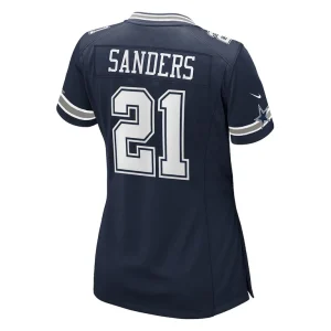 Deion sanders dallas cowboys nike womens team retired player game jersey Navy L