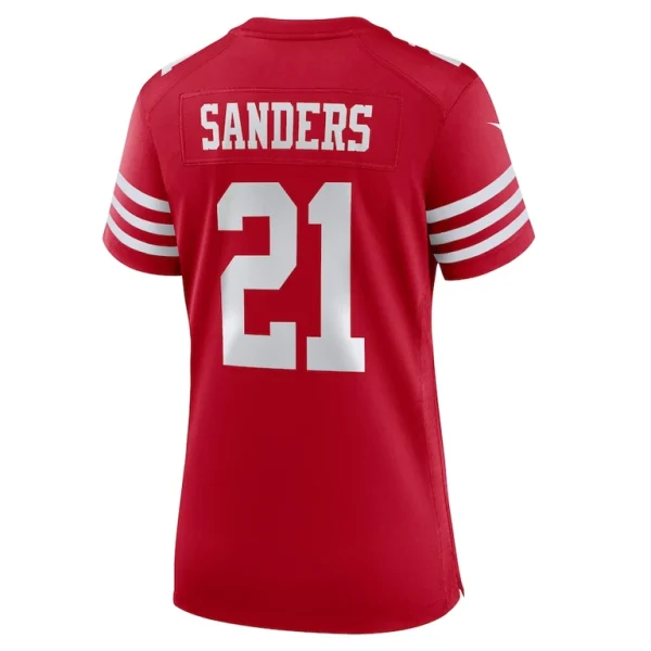Deion sanders san francisco 49ers nike womens retired player game jersey Scarlet L