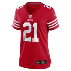 Deion sanders san francisco 49ers nike womens retired player game jersey Scarlet M