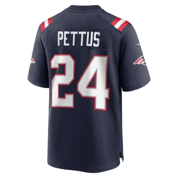 Dell pettus new england patriots nike game jersey Navy L