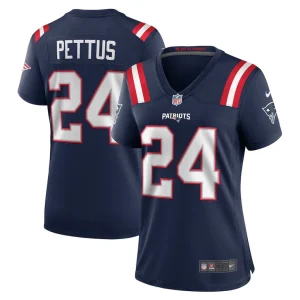 Dell pettus new england patriots nike womens game jersey Navy