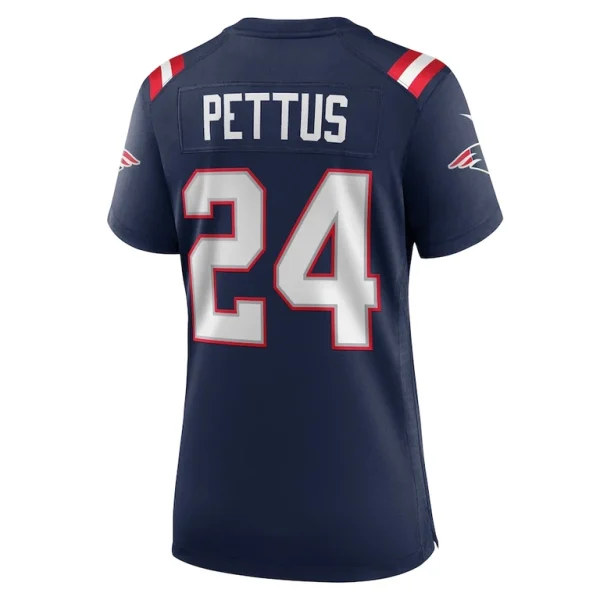 Dell pettus new england patriots nike womens game jersey Navy L