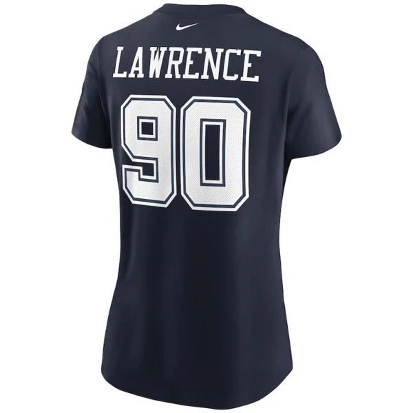 Demarcus lawrence dallas cowboys nike womens name number t shirt Navy M