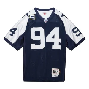 Demarcus ware dallas cowboys mitchell ness 2011 authentic throwback retired player jersey Navy 40