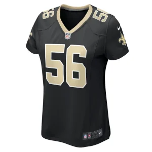 Demario davis new orleans saints nike womens game jersey Black M