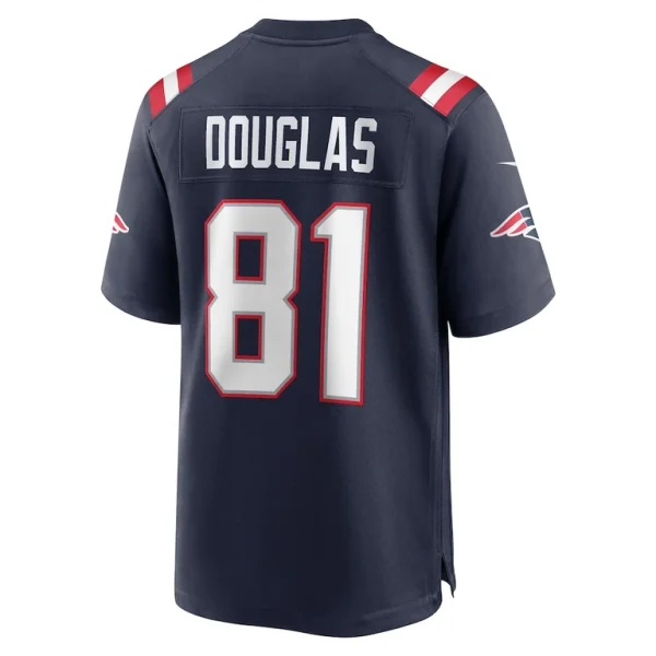 Demario douglas new england patriots nike game jersey Navy L
