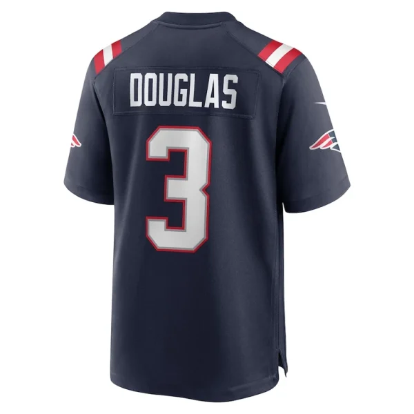 Demario douglas new england patriots nike game jersey Navy L