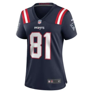 Demario douglas new england patriots nike womens game jersey Navy M
