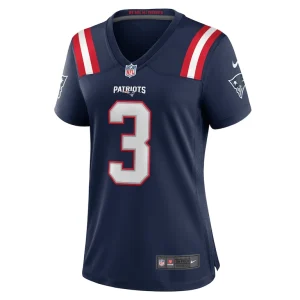 Demario douglas new england patriots nike womens game jersey Navy M