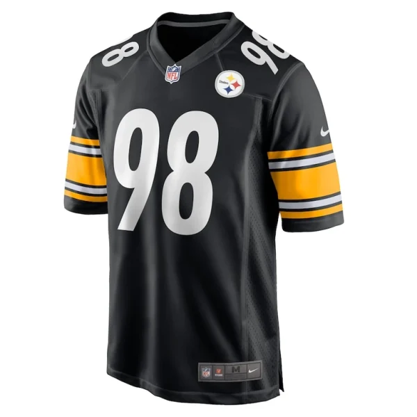 Demarvin leal pittsburgh steelers nike game player jersey Black M