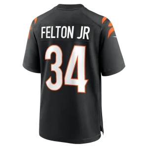 Demetric felton jr. cincinnati bengals nike team game jersey Black L